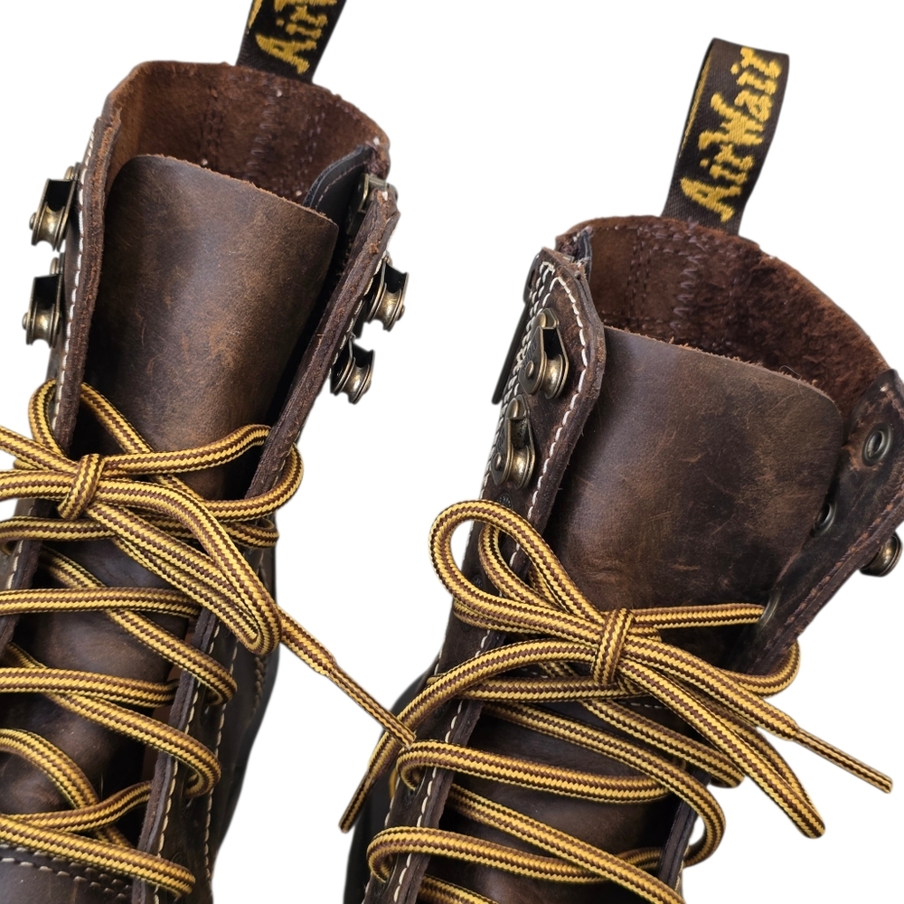 Dr. Martens Women's 6 Jadon Arc Crazy Horse Brown Leather Platform Lace-Up Boots - Picture 7 of 15